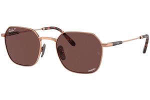 Ray-Ban Jim Titanium RB8094 9266AF Polarized ONE SIZE (53) Barna Unisex Napszemüvegek