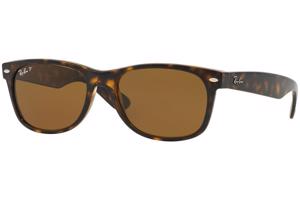 Ray-Ban New Wayfarer RB2132 902/57 Polarized M (55) Havana Női Napszemüvegek