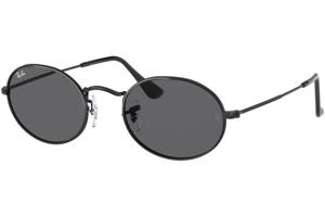 Ray-Ban Oval RB3547 002/B1 L (54) Fekete Unisex Napszemüvegek