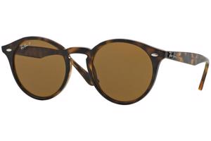 Ray-Ban RB2180 710/83 Polarized M (49) Havana Unisex Napszemüvegek