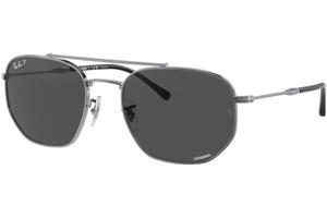 Ray-Ban RB3707 004/K8 Polarized L (57) Ezüst Unisex Napszemüvegek