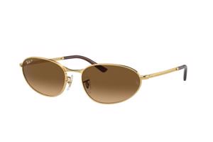 Ray-Ban RB3734 001/M2 Polarized L (59) Arany Unisex Napszemüvegek