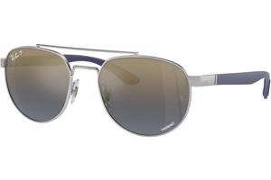 Ray-Ban RB3736CH 003/J0 Polarized ONE SIZE (56) Ezüst Unisex Napszemüvegek