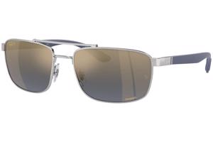 Ray-Ban RB3737CH 003/J0 Polarized ONE SIZE (60) Ezüst Unisex Napszemüvegek