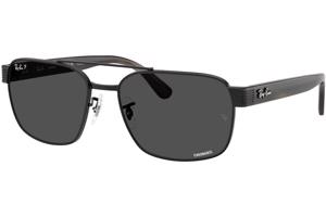 Ray-Ban RB3751CH 002/K8 Polarized M (58) Fekete Unisex Napszemüvegek