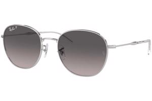 Ray-Ban RB3809 003/M3 Polarized L (55) Ezüst Unisex Napszemüvegek