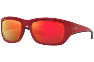 Ray-Ban RB4405M F6236Q ONE SIZE (59) Vörös Unisex Napszemüvegek