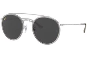 Ray-Ban Round Double Bridge RB3647N 9211B1 ONE SIZE (51) Ezüst Unisex Napszemüvegek