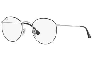 Ray-Ban Round Metal Classic RX3447V 2861 M (50) Ezüst Unisex Dioptriás szemüvegek