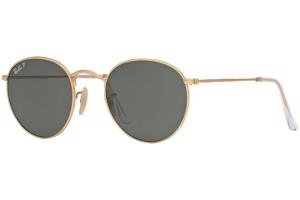 Ray-Ban Round Metal Metal RB3447 112/58 Polarized L (50) Arany Unisex Napszemüvegek