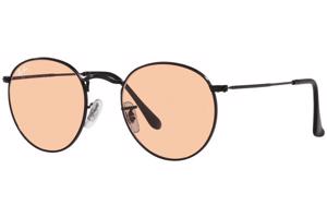 Ray-Ban Round Metal RB3447 002/4B L (50) Fekete Unisex Napszemüvegek