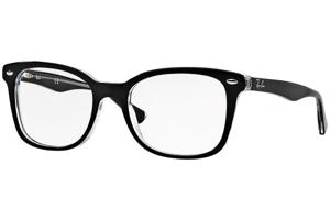 Ray-Ban RX5285 2034 ONE SIZE (53) Fekete Unisex Dioptriás szemüvegek