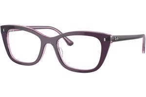 Ray-Ban RX5433 8364 L (52) Lila Unisex Dioptriás szemüvegek