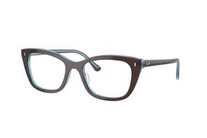 Ray-Ban RX5433 8366 L (52) Barna Unisex Dioptriás szemüvegek