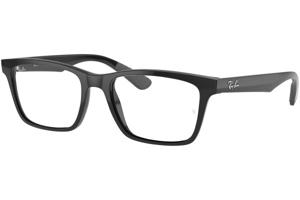 Ray-Ban RX7025 2000 M (55) Fekete Unisex Dioptriás szemüvegek