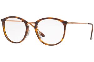 Ray-Ban RX7140 5687 L (51) Havana Unisex Dioptriás szemüvegek