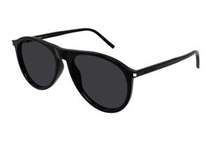 Saint Laurent SL667 001 ONE SIZE (56) Fekete Unisex Napszemüvegek