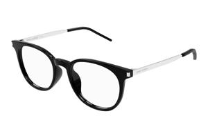 Saint Laurent SL683/F 001 ONE SIZE (52) Fekete Unisex Dioptriás szemüvegek