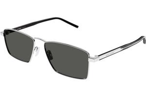 Saint Laurent SL700 002 ONE SIZE (57) Ezüst Férfi Napszemüvegek