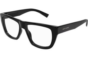 Saint Laurent SL714 001 ONE SIZE (55) Fekete Unisex Dioptriás szemüvegek