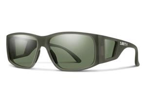 Smith MONROEPEAK B59/L7 Polarized ONE SIZE (62) Zöld Unisex Napszemüvegek