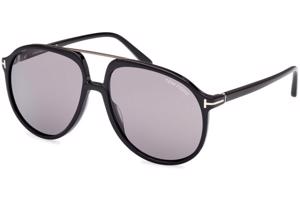 Tom Ford Archie FT1079 01C ONE SIZE (58) Fekete Női Napszemüvegek