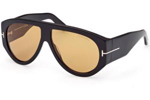 Tom Ford Bronson FT1044 01E ONE SIZE (60) Fekete Unisex Napszemüvegek