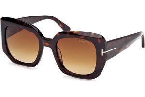 Tom Ford Carla-02 FT1220 52F ONE SIZE (52) Havana Férfi Napszemüvegek