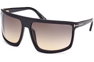 Tom Ford Clint 2 FT1066 01B ONE SIZE (68) Fekete Unisex Napszemüvegek