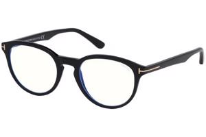 Tom Ford FT5556-B 001 ONE SIZE (51) Fekete Unisex Dioptriás szemüvegek