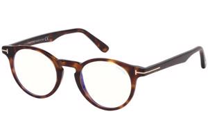 Tom Ford FT5557-B 052 M (46) Havana Unisex Dioptriás szemüvegek