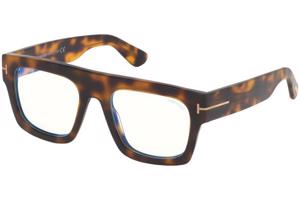 Tom Ford FT5634-B 056 ONE SIZE (53) Havana Unisex Dioptriás szemüvegek