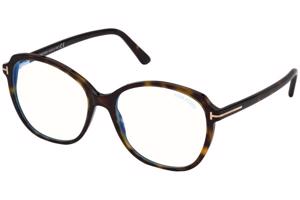 Tom Ford FT5708-B 052 ONE SIZE (57) Havana Férfi Dioptriás szemüvegek