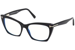 Tom Ford FT5709-B 001 ONE SIZE (54) Fekete Férfi Dioptriás szemüvegek