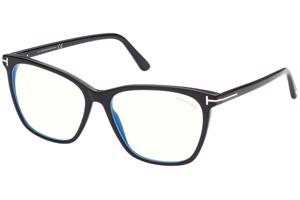 Tom Ford FT5762-B 001 ONE SIZE (55) Fekete Férfi Dioptriás szemüvegek