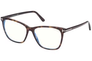 Tom Ford FT5762-B 052 ONE SIZE (55) Havana Férfi Dioptriás szemüvegek