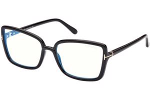 Tom Ford FT5813-B 001 ONE SIZE (56) Fekete Férfi Dioptriás szemüvegek