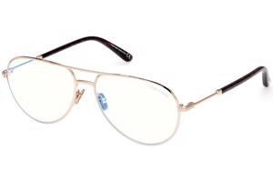 Tom Ford FT5829-B 028 ONE SIZE (57) Arany Női Dioptriás szemüvegek