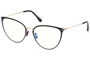 Tom Ford FT5840-B 001 ONE SIZE (56) Fekete Férfi Dioptriás szemüvegek