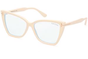 Tom Ford FT5844-B 025 ONE SIZE (55) Fehér Férfi Dioptriás szemüvegek