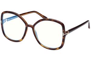 Tom Ford FT5845-B 052 ONE SIZE (56) Havana Férfi Dioptriás szemüvegek