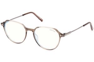 Tom Ford FT5875-B 045 ONE SIZE (52) Barna Női Dioptriás szemüvegek