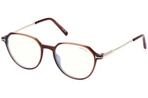 Tom Ford FT5875-B 048 ONE SIZE (52) Barna Női Dioptriás szemüvegek