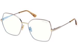 Tom Ford FT5876-B 014 ONE SIZE (56) Ezüst Férfi Dioptriás szemüvegek