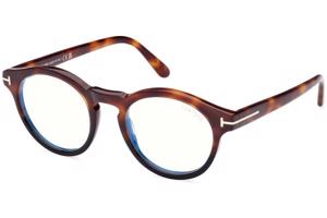 Tom Ford FT5887-B 005 ONE SIZE (49) Havana Unisex Dioptriás szemüvegek