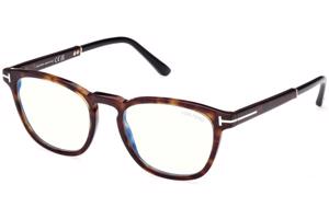 Tom Ford FT5890-B 056 ONE SIZE (51) Havana Unisex Dioptriás szemüvegek