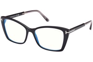 Tom Ford FT5893-B 001 ONE SIZE (55) Fekete Férfi Dioptriás szemüvegek