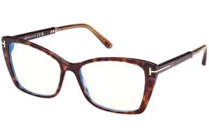 Tom Ford FT5893-B 052 ONE SIZE (55) Havana Férfi Dioptriás szemüvegek