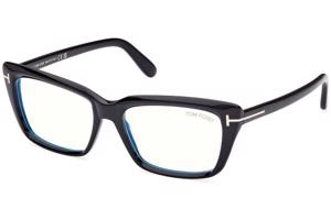 Tom Ford FT5894-B 001 ONE SIZE (56) Fekete Férfi Dioptriás szemüvegek