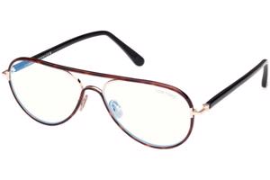 Tom Ford FT5897-B 053 ONE SIZE (57) Havana Női Dioptriás szemüvegek